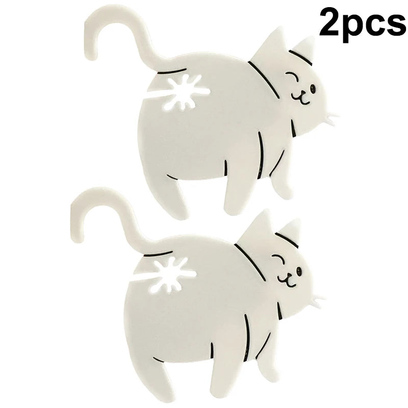 3D Cat Butt Bag Clip Set for Snacks and Bread