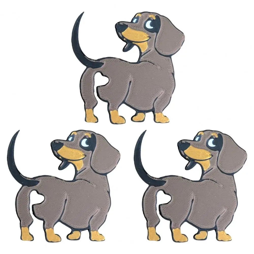 Dachshund Dog Food Clip Set, 3 Pack