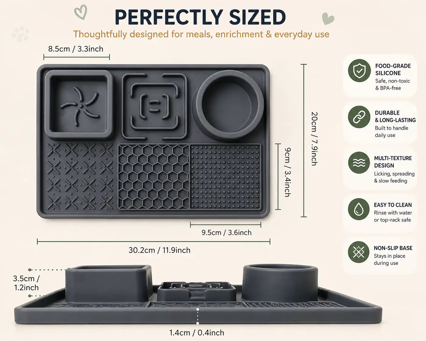 Busy Tongue Treat Mat + Free Dog Routine Bundle