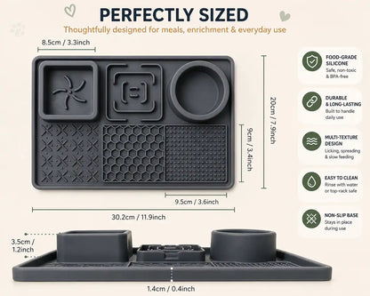Busy Tongue Treat Mat + Free Dog Routine Bundle