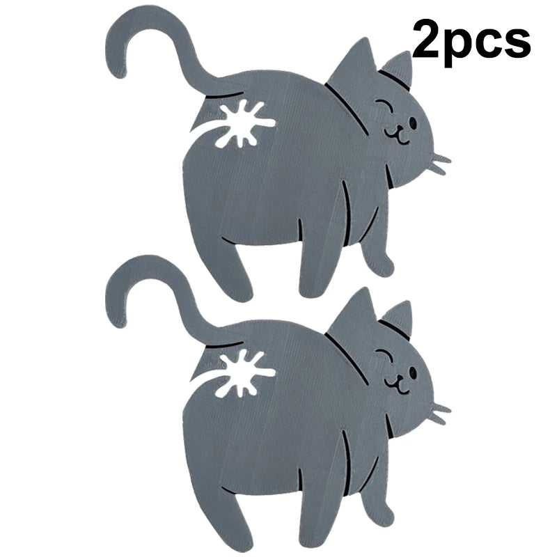 3D Cat Butt Bag Clip Set for Snacks and Bread