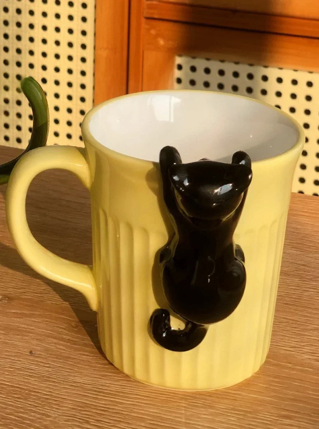 Cartoon Cat Ceramic Mug for Coffee and Tea