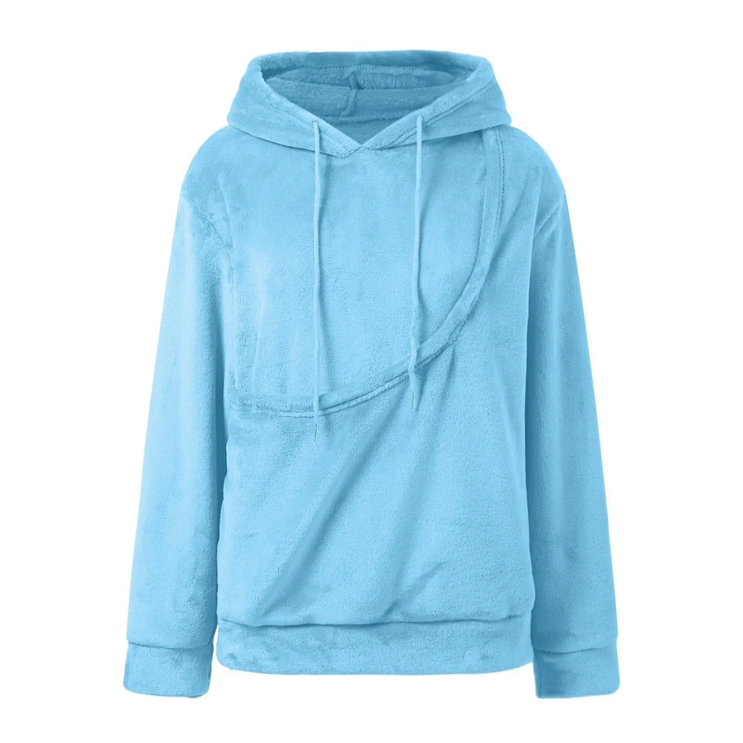 Pet carrier hoodie with pouch for cats and small dogs