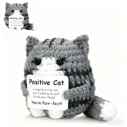 Handmade Crocheted Cat Plush Gift