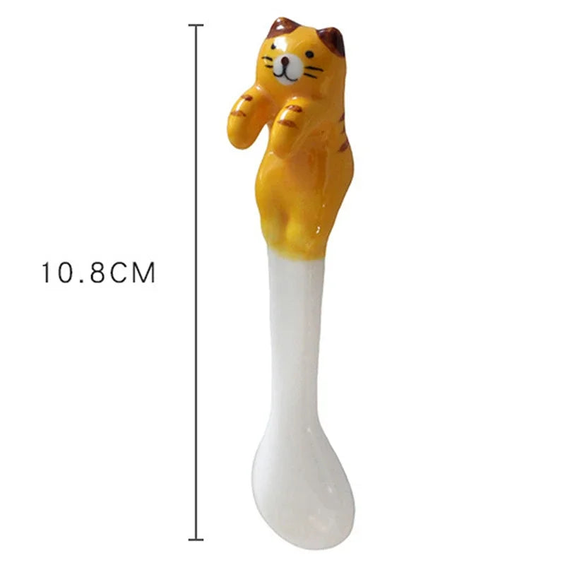 Ceramic Cat Hanging Spoon