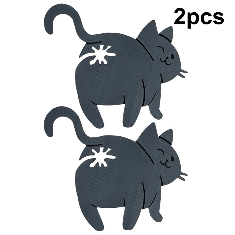 3D Cat Butt Bag Clip Set for Snacks and Bread