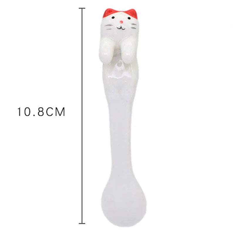 Ceramic Cat Hanging Spoon