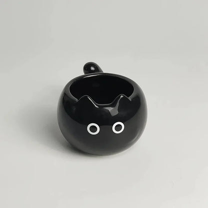 Siamese Cat Ceramic Mug with Tray