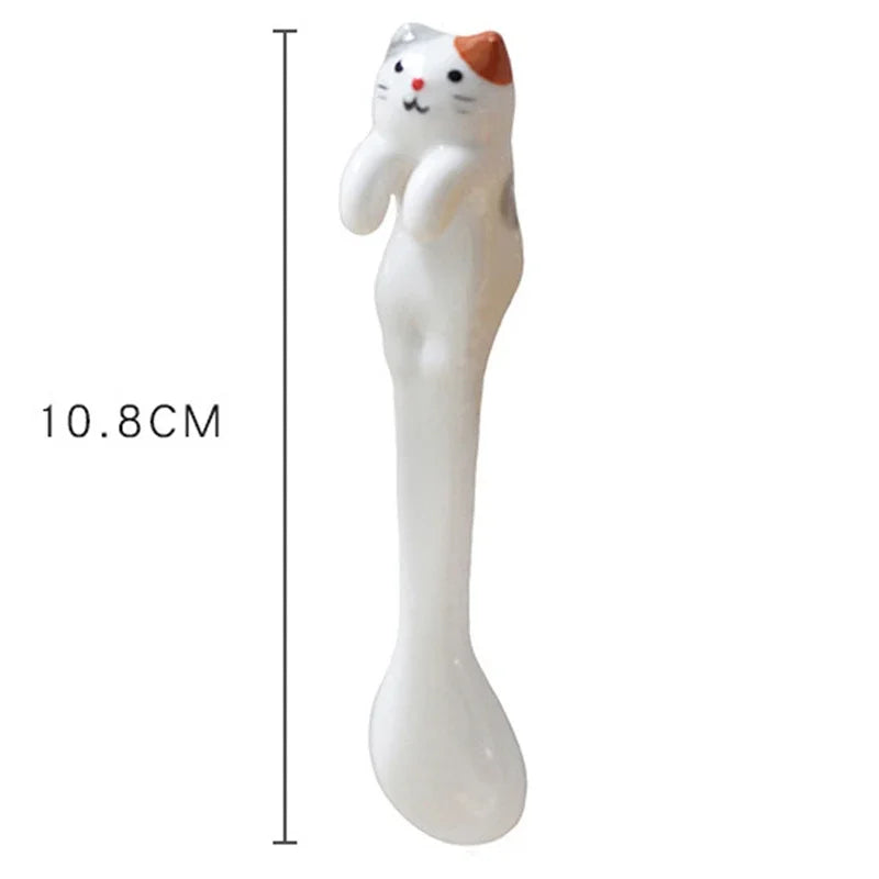 Ceramic Cat Hanging Spoon