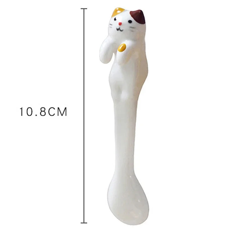 Ceramic Cat Hanging Spoon