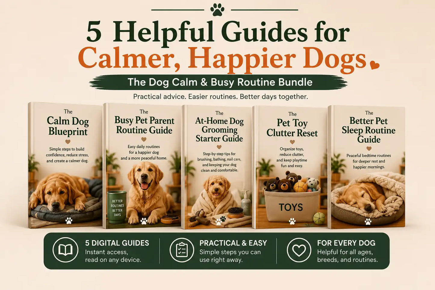 Dog Calm & Busy Routine Bundle